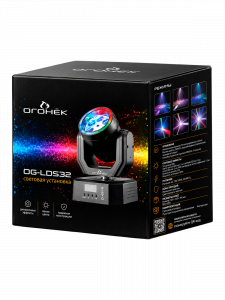 Световая установка вращающаяся голова RGB DMX512 30 Вт Огонёк OG-LDS32